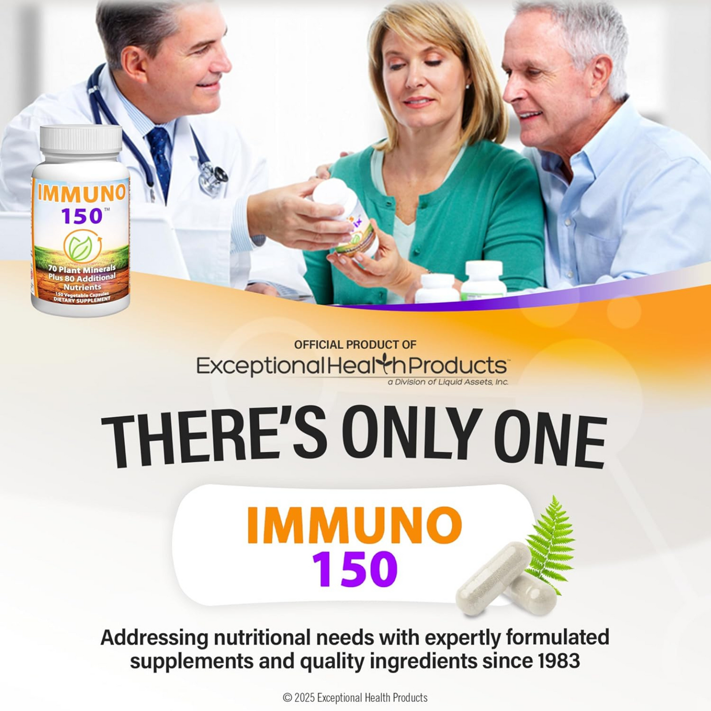 Daily Immune Support Supplement | 150 Capsule Formula