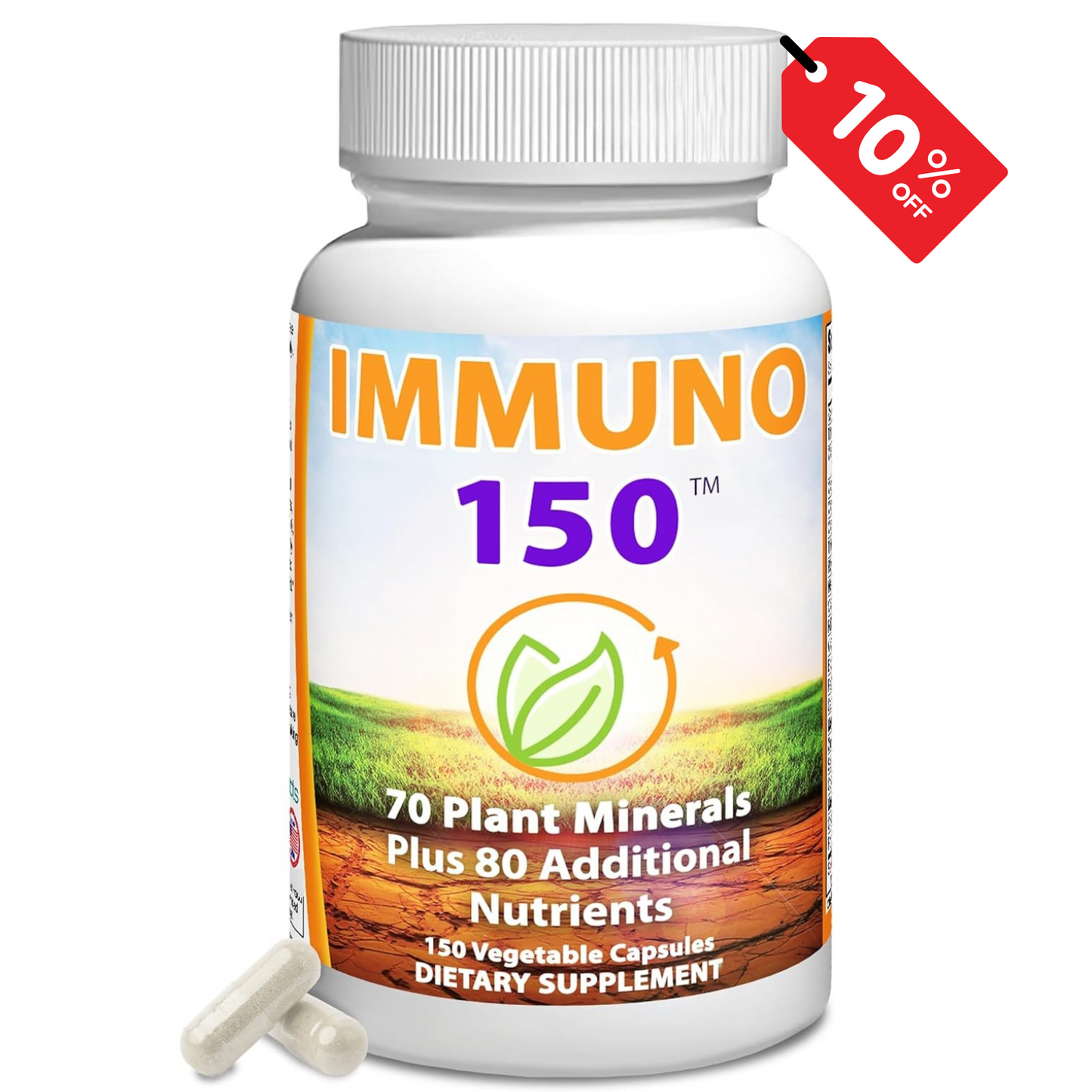 Daily Immune Support Supplement | 150 Capsule Formula